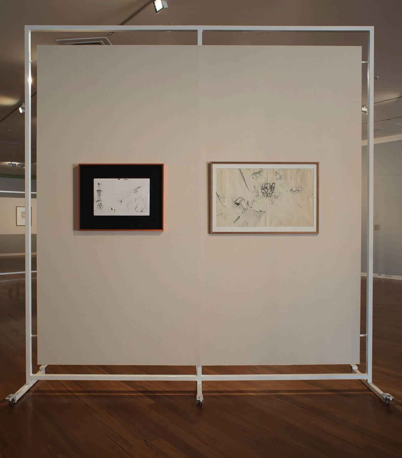 'On Sensitive Ground-shelf' and JMP's 'Untitled' drawing
